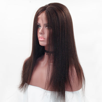 Straight Lace Front Virgin Human Hair Wig - loxetress hair