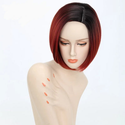 Blonde Women Synthetic Hair Red Short Wigs - loxetress hair
