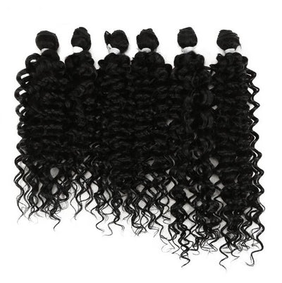 Noble Synthetic Hair Weave Curly Sew Extension - loxetress hair