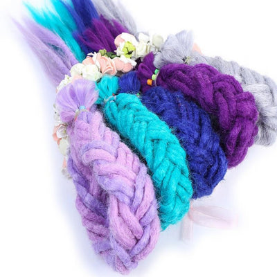 Hip-Hop Synthetic Dreads Crochet Braiding Hair - loxetress hair